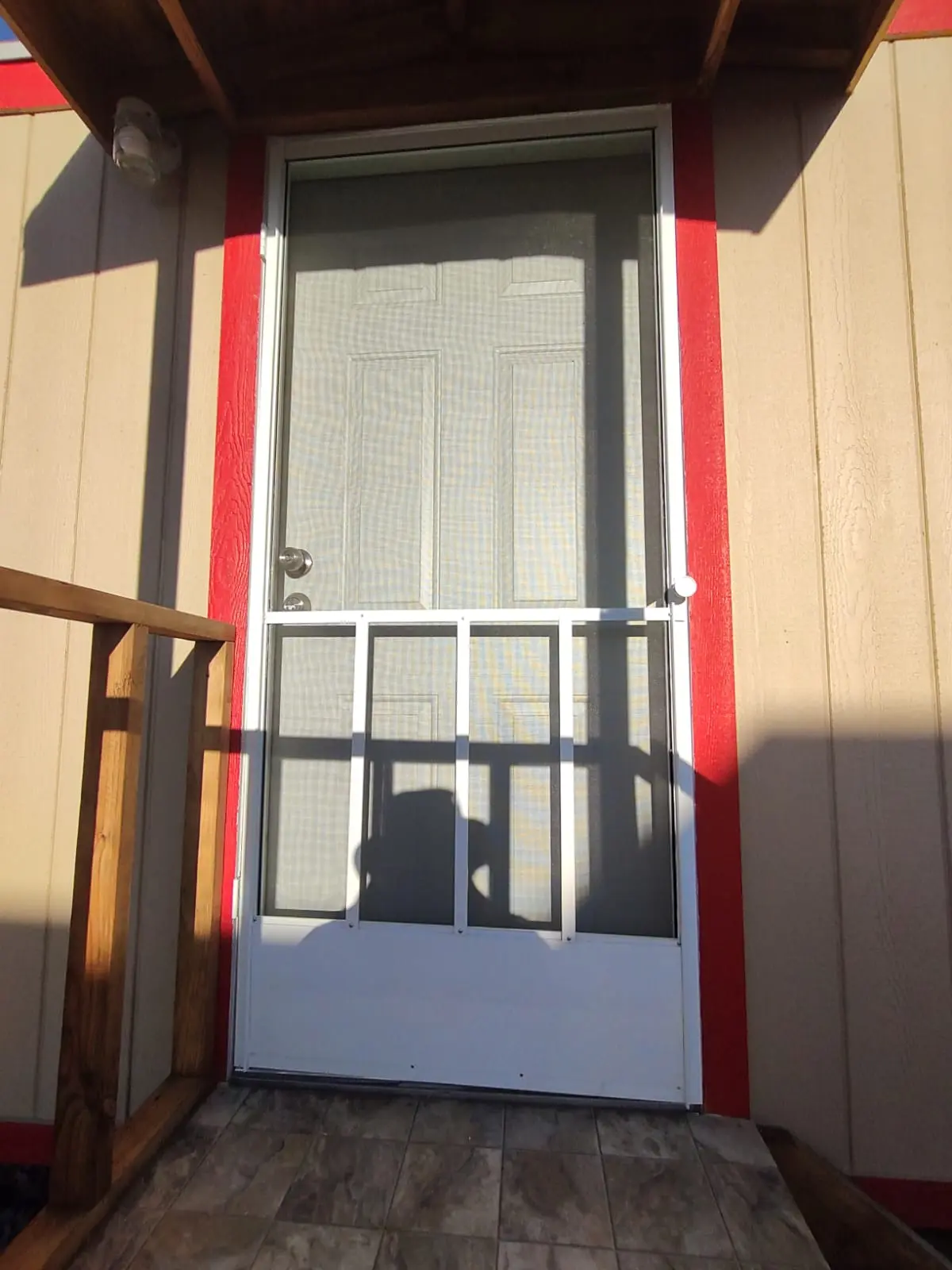 Screen door installation