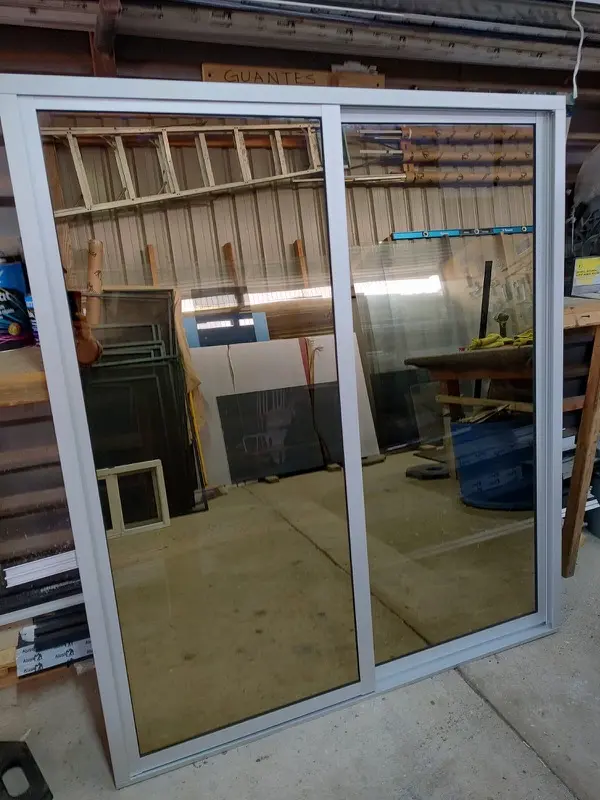 Aluminum sliding door